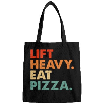 Discover Lift Heavy Eat Pizza Gym Fitness Pizza Lovers Bags