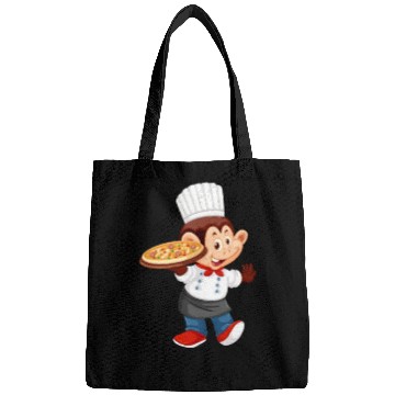 Discover chef pizza monkey Bags