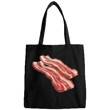 Discover Delicious Bacon Strips Illustration Bags