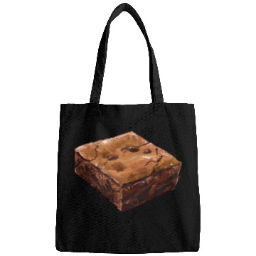 Discover Decadent Chocolate Brownie Illustration Bags