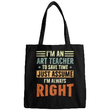 Discover I'm an Art Teacher Bags