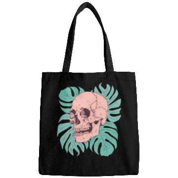 Discover Pink Tropical Skull Bags