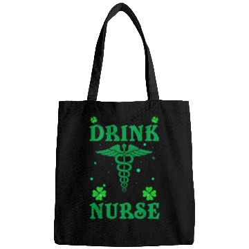 Discover Safety First Drink With A Nurse St Patrick's Day Bags