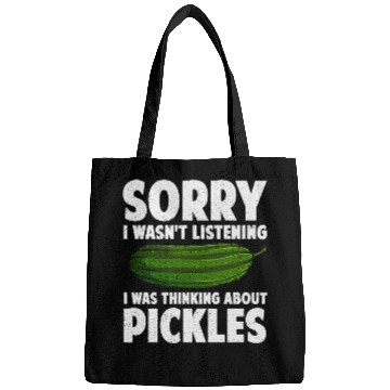 Discover Pickle Design Cucumber Dill Pickle Lover Bags