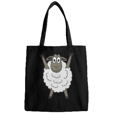 Discover Sheep Funny Shepherd Farmer Bags