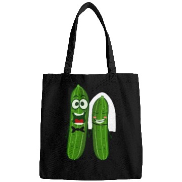 Discover Cucumber Bride Groom Wedding Bags