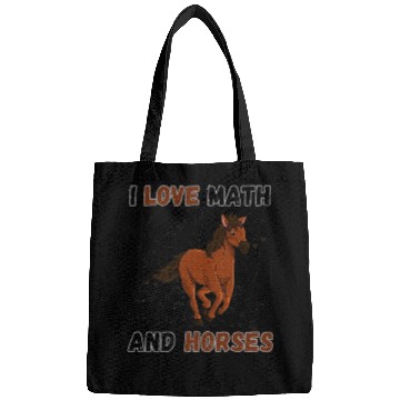 Discover I Love Math And Horses Horse Math Lover Bags