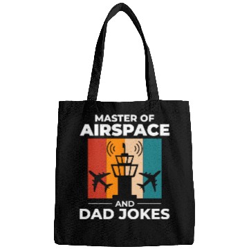 Discover Air Traffic Controller ATC Dad Aviation Humor Bags