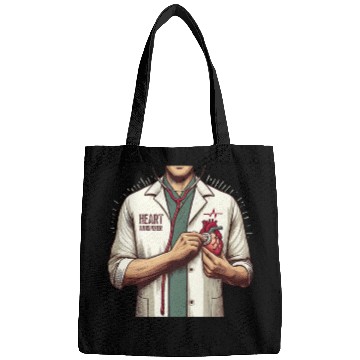 Discover Cardiac Nurse Heart Whisperer Design Bags