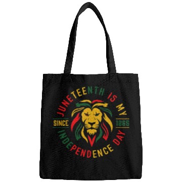 Discover Juneteenth Is My Independence Day Lion Free Ish Bags
