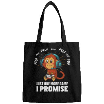 Discover Monkey Just one more game Gaming Bags