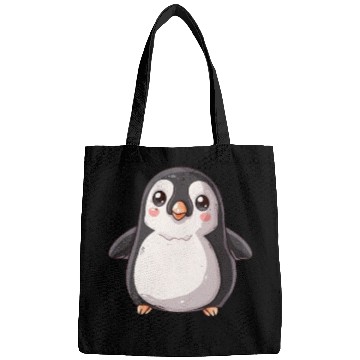 Discover Adorable Penguin Character Standing Alone Bags