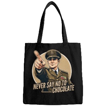 Discover Never say no to chocolate Bags