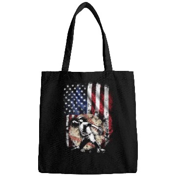 Discover Patriotic American Flag Baseball Pitcher Bags