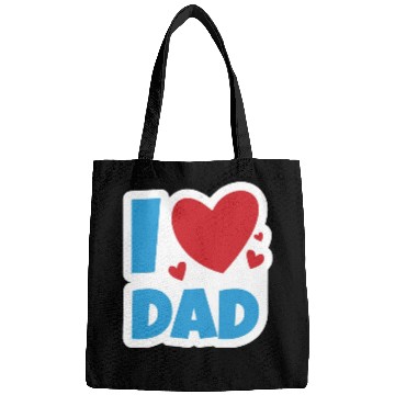 Discover I Love dad Bags