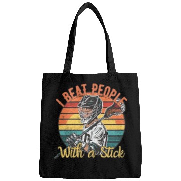 Discover I Beat People with a Stick Lacrosse Bags