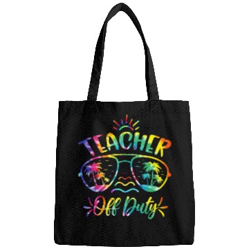 Discover Teacher off duty Tie Dye Sunglasses summer School Bags