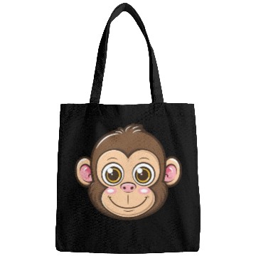 Discover Adorable Monkey Face With Big Eyes Bags