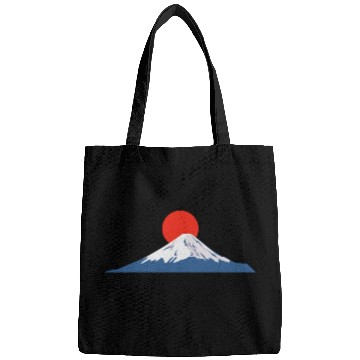 Discover Japanese dawn on Mount Fuji Bags