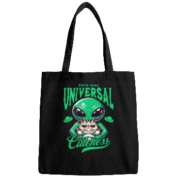 Discover Intergalactic Cat and extraterrestrial Alien Bags