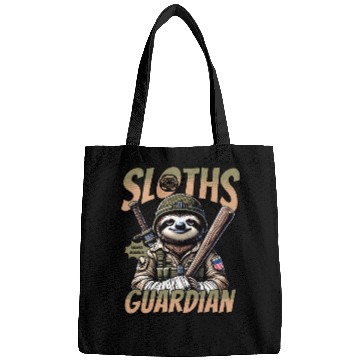 Discover Sloth Funny Military Animal Design Bags