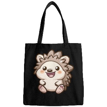Discover Adorable Smiling Hedgehog Cartoon Bags