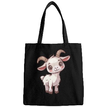 Discover Adorable Smiling Goat Cartoon Bags