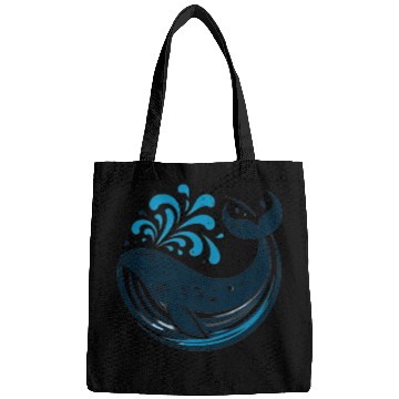 Discover whale in the sea Bags