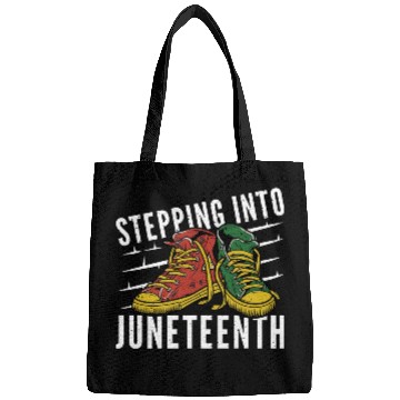 Discover Stepping Into Juneteenth 2024 Afro American Bags