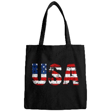 Discover USA Patriotic American Flag Bags