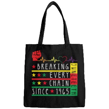Discover Juneteenth Breaking Every Chain Since 1865 Bags
