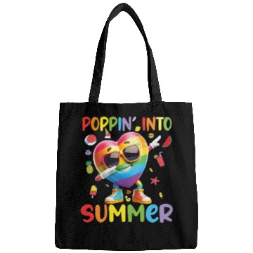 Discover hello teacher Happy day preschool summer student Bags