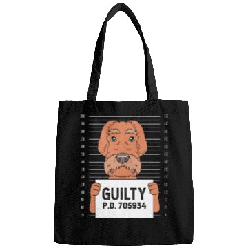 Discover Funny Wirehaired Pointing Griffon Dog Mugshot Bags