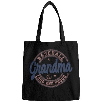 Discover Grandma Baseball Loud And Proud Bags