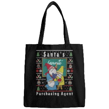 Discover Santas Elfs Ugly Christmas Purchasing-Agent Bags