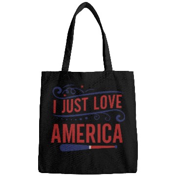 Discover I Just Love America Bags