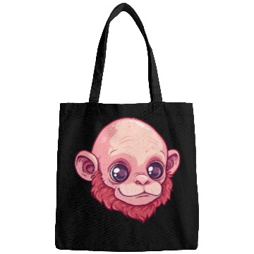 Discover Adorable Uakari Monkey with Big Eyes Bags