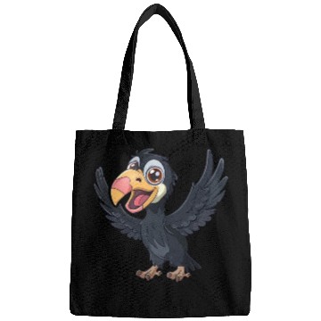 Discover Joyful California Condor Cartoon Character Bags