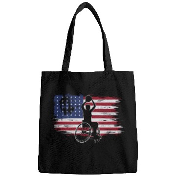 Discover US Flag Wheelchair Basketball Bags