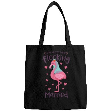 Discover Flamingo Bride Flocking Married Matching Bags