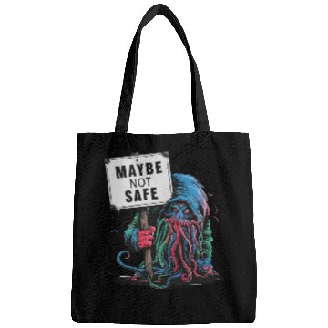 Discover Octopus Creepy Creature Holds Maybe Not Safe Sign Bags
