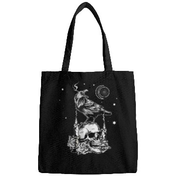 Discover Black Raven Occult Aesthetic Gothic Bags