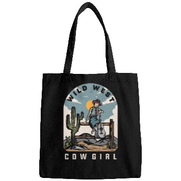 Discover WILD WEST COW GIRL Classic Bags