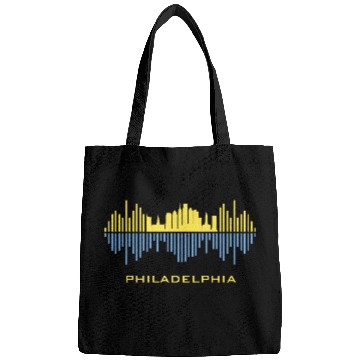 Discover Philadelphia City Sound Waves Bags