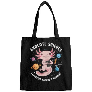 Discover Axolotl Science Teacher Mexican Salamander Bags