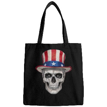 Discover Independence Day Art 4 July Skull Bags