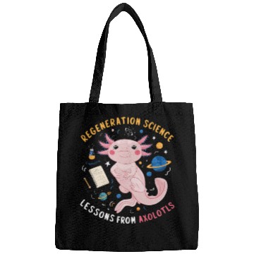 Discover Axolotl Science Teacher Mexican Salamander Bags