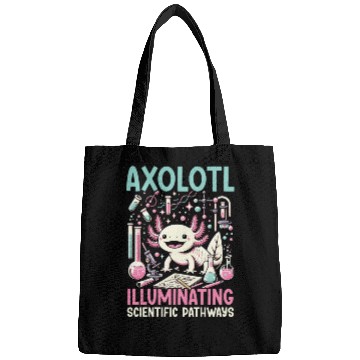 Discover Axolotl Science Teacher Mexican Salamander Bags