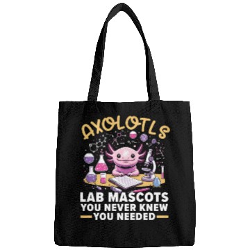 Discover Axolotl Science Teacher Mexican Salamander Bags