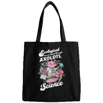 Discover Axolotl Science Teacher Mexican Salamander Bags